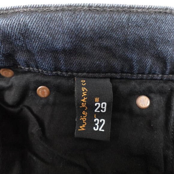 Nudie Organic Grim Trim Jeans Men's 30x31 Slim Straight Stretch Denim - Picture 5 of 14